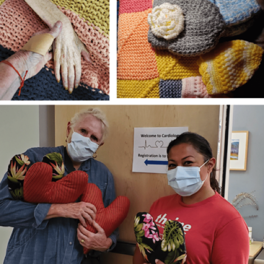 As of November 2022, the knitting group has donated to 28 care facilities in Marin!